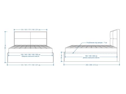Кровать Lonax Марселла велюр Dolly-17 (с основанием) 180х190