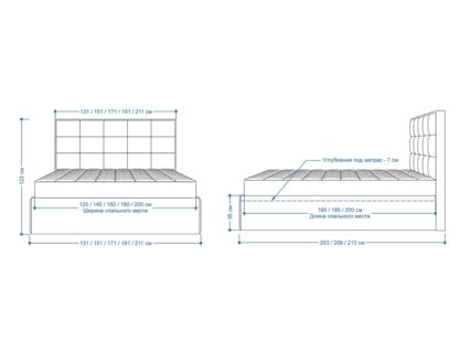 Кровать Lonax Адель велюр Dolly-2