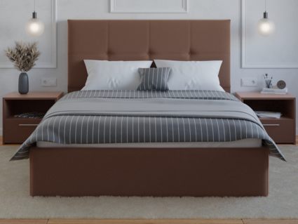 Кровать Lonax Алегра велюр Dolly-13 (с основанием) 180х200