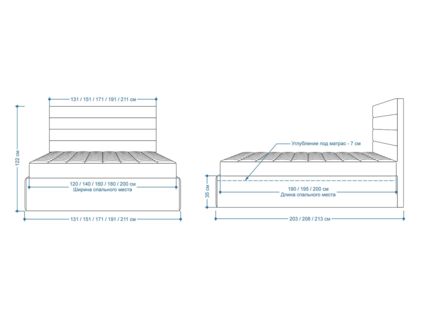 Кровать Lonax Кармела велюр Dolly-3 (с подъемным механизмом) 180х200
