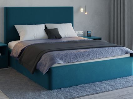 Кровать Lonax Фелиса велюр Dolly-8 (с основанием)