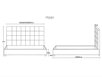 Кровать Димакс Нордо Нуар