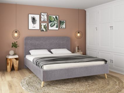 Кровать Sontelle Style Kipso Malta grey 253