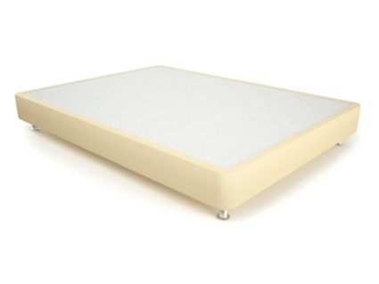 Кровать Mr.Mattress Fine Box экокожа Beige 253