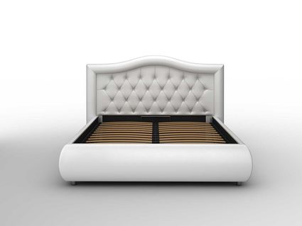 Кровать Sleeptek Premier 6 Экокожа White 180х200