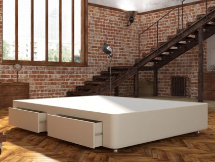 Кровать Mr.Mattress Site Box экокожа Beige 258