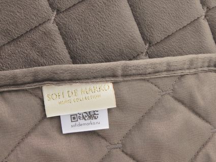 Покрывало Софи де Марко Натаниэль (серое) 120х200