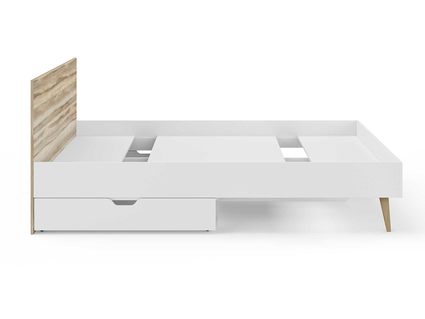 Кровать Сонум Ines Ясень ориноко + белый