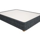 Кровать Mr.Mattress Twin Box велюр Grey 90х190