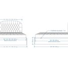 Кровать Lonax Венеция велюр Dolly-8 (с основанием) 200х200