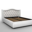 Кровать Sleeptek Premier 6 Экокожа White (с подъемным механизмом) 180х190