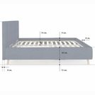 Кровать Сонум Alma Экокожа Коричневая (с подъемным механизмом) 160х200